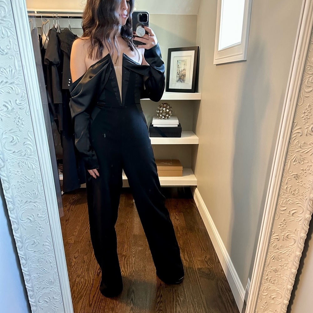 NWT Black Off-Shoulder Jumpsuit